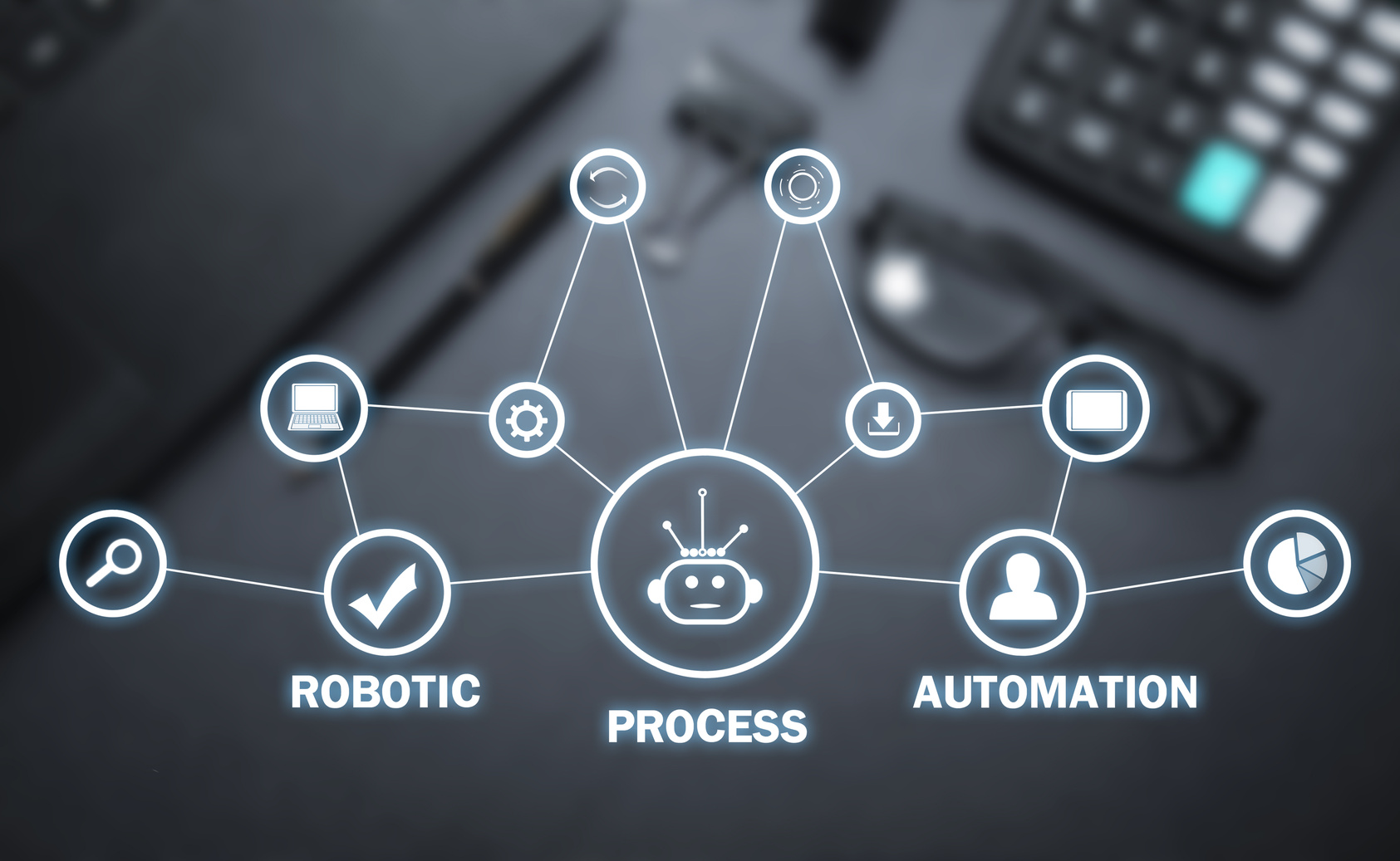 RPA-Robotic Process Automation. Business. Technology